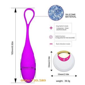 Alternative view of Trứng rung tình yêu massage điều khiển từ xa 10 chế độ rung
