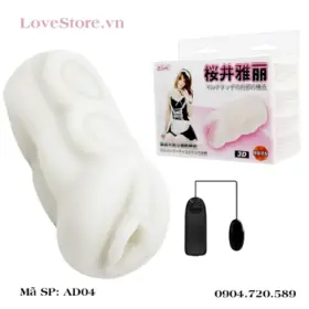 Bộ âm đạo giả cầm tay có rung chính hãng