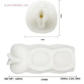 Kích thước âm đạo giả cầm tay có rung