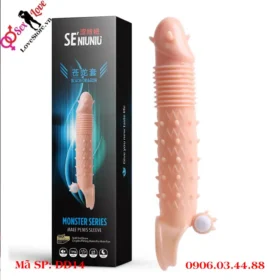 bao cao su đôn dên gai có rung 2 đầu dd14A