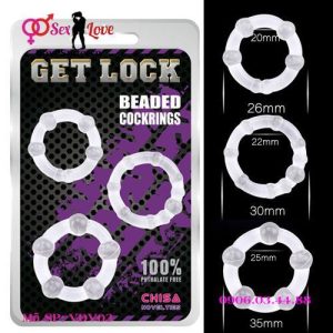 Bộ 3 Vòng Silicon Bi Get Lock Độc Đáo Chisa