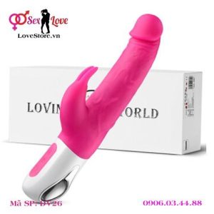 Dương Vật Giả Silicon Thụt Đóng Âm Đạo Cực Mạnh Loving World