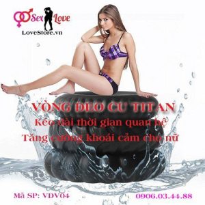 Vòng Đeo Cu Titan Chính Hãng - Vòng Đeo Dương Vật Silicon Titan