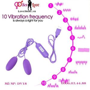 Alternative view of Trứng Rung Tình Yêu 10 Chế Độ Cắm Điện Cổng USB