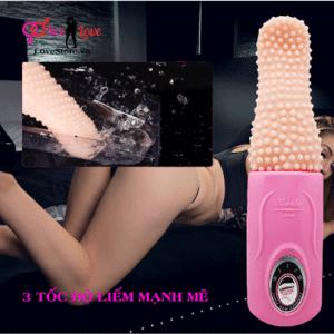 Alternative view of Lưỡi liếm âm đạo Tongue với trứng rung mini gợi tình dục cho phụ nữ