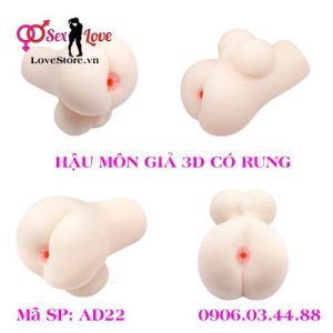 Sextoy hậu môn giả 3D có rung đồ chơi thủ dâm cho nam