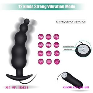 Alternative view of Sextoy hậu môn Pretty love 12 chế độ rung HM21