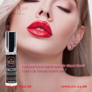 Gel bôi kích thích âm vật Skyn Excit làm ấm và ngứa râm ran