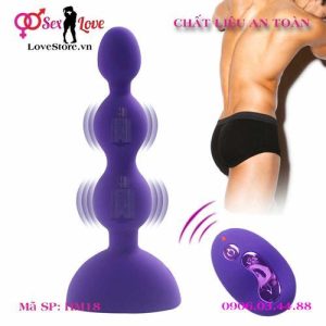 Alternative view of Phích cắm hậu môn cao cấp điều khiển từ xa không dây HM18