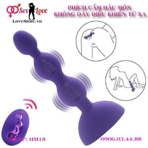 Phích cắm hậu môn cao cấp điều khiển từ xa không dây HM18