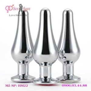 Phích cắm hậu môn inox cho người mới bắt đầu