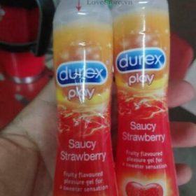 Gel Bôi Trơn Hương Dâu Durex Play Strawberry 10