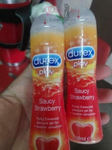 Gel Bôi Trơn Hương Dâu Durex Play Strawberry 15
