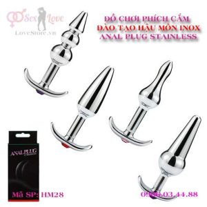 Đồ chơi phích cắm đào tạo hậu môn inox Anal Plug Stainless