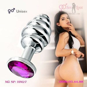 Alternative view of Dụng cụ kích thích hậu môn bằng kim loại thép không gỉ