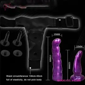 Kích thước dương vật giả có dây đeo 2 đầu DV21