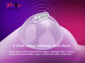 Máy massage ngực Leten Mimi Breast Vibrator kích thích nở ngực 5