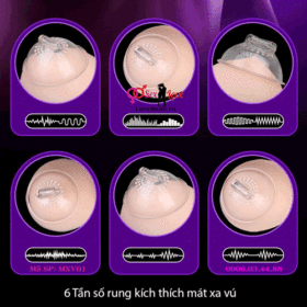 Máy massage ngực Leten Mimi Breast Vibrator kích thích nở ngực 13