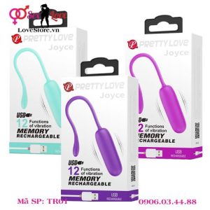 Trứng rung mini không dây 12 chế độ Pretty Love Joyce