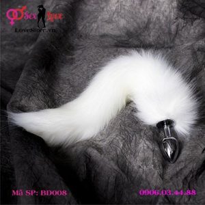 Alternative view of Plug đuôi cáo inox nhét hậu môn - Đồ chơi SM cho đôi bạn