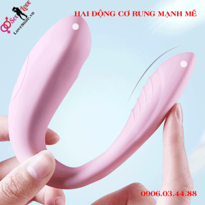 Alternative view of Trứng rung 2 đầu 10 chế độ rung thủ dâm cho nữ, điều khiển từ xa