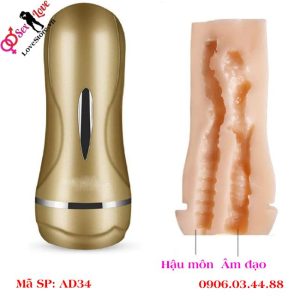 Alternative view of Cốc thủ dâm 2 lỗ hậu môn và âm đạo se khít