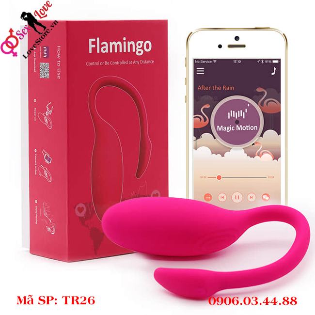 Trứng rung hồng hạc Magic Motion Flamingo kết nối Bluetooth 14