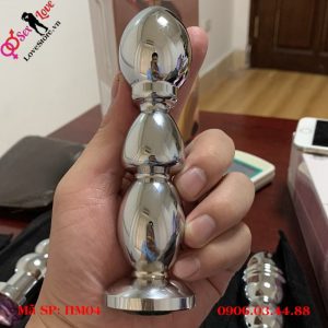 Đầu cắm hậu môn cỡ lớn hình bi 3 đốt
