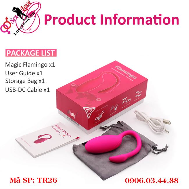 Trứng rung hồng hạc Magic Motion Flamingo kết nối Bluetooth 22
