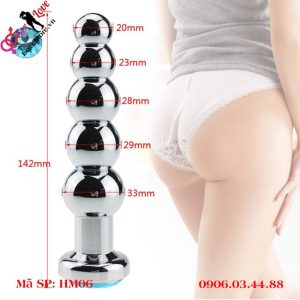 Alternative view of Phích cắm hậu môn 5 viên ngọc trai quyến rũ