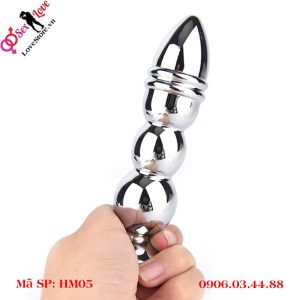Phích cắm thép không gỉ hình viên đạn kích thích hậu môn