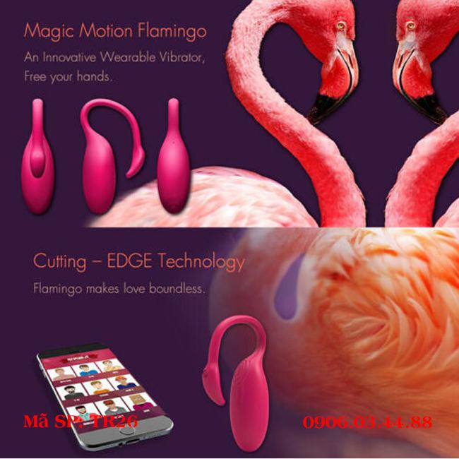 Trứng rung hồng hạc Magic Motion Flamingo kết nối Bluetooth 19