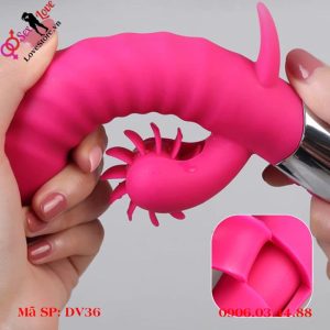 Alternative view of Dương vật giả leten rung 12 lưỡi xoay kích thích âm vật, hậu môn