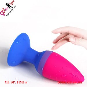 Alternative view of Bộ đồ chơi phích cắm hậu môn silicon 2 màu mềm mại