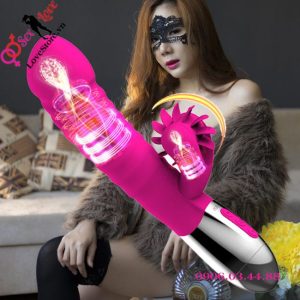 Dương vật giả leten rung 12 lưỡi xoay kích thích âm vật, hậu môn