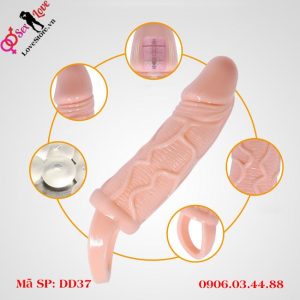 Alternative view of 2 mẫu bao cao su đôn dên quai đeo dương vật cho nam giới