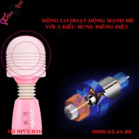 2 chế độ rung mạnh nhẹ khác nhau của chày