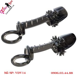 Alternative view of 2 Vòng dương vật gai tăng cường cương cứng kéo dài thời gian quan hệ tình dục