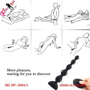 Alternative view of Máy rung hậu môn 3 động cơ 5 hạt điều khiển từ xa không dây