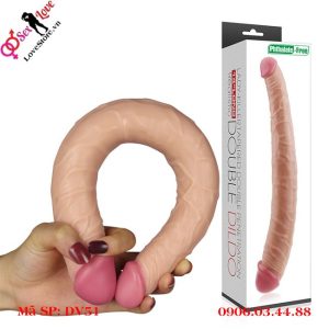 Alternative view of Dương vật giả silicon 2 đầu siêu mềm mịn Lovetoy