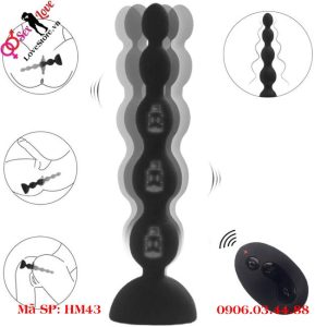 Máy rung hậu môn 3 động cơ 5 hạt điều khiển từ xa không dây
