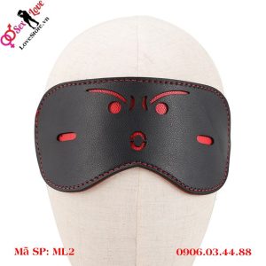 Bịt mắt giả da hình mặt người