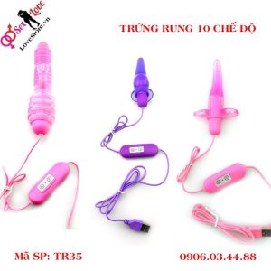 Trứng rung usb 10 chế độ kích thích các hình dạng khác nhau