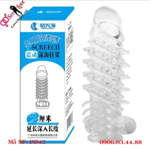 Bao cao su đôn dên rung gốc gai xoắn toàn thân tăng kích thích cho nữ