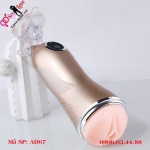 Alternative view of Cốc âm đạo gắn tường kết hợp lưỡi liếm đầu dương vật cho nam