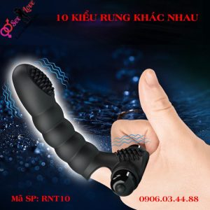 Alternative view of Máy rung ngón tay 10 chế độ hai đầu kích thích Alexander