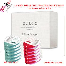 12 gói Oral sex water cho cảm giác nóng và lạnh của nhật bản 4