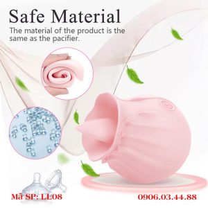 Alternative view of Máy rung lưỡi liếm hình bông hoa dễ thương