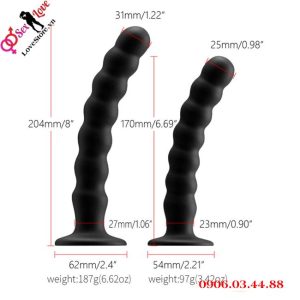 Alternative view of Đồ chơi hậu môn 7 hạt ghép có đế gắn tường