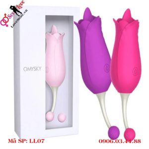 Máy rung lưỡi bông hoa tulip quà tặng đặc biệt cho chị em phụ nữ